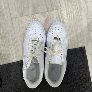 Nike AF1 platform White sneakers